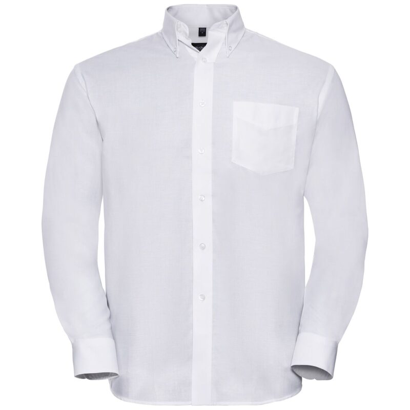 Russell Athletic Collection Long Sleeve Easy Care Oxford Shirt