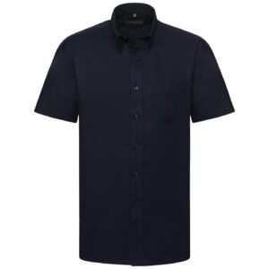 Russell Athletic Collection Short Sleeve Easy Care Oxford Shirt