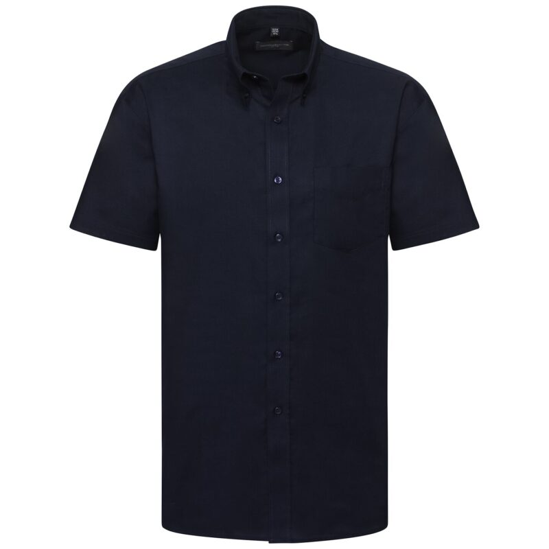 Russell Athletic Collection Short Sleeve Easy Care Oxford Shirt
