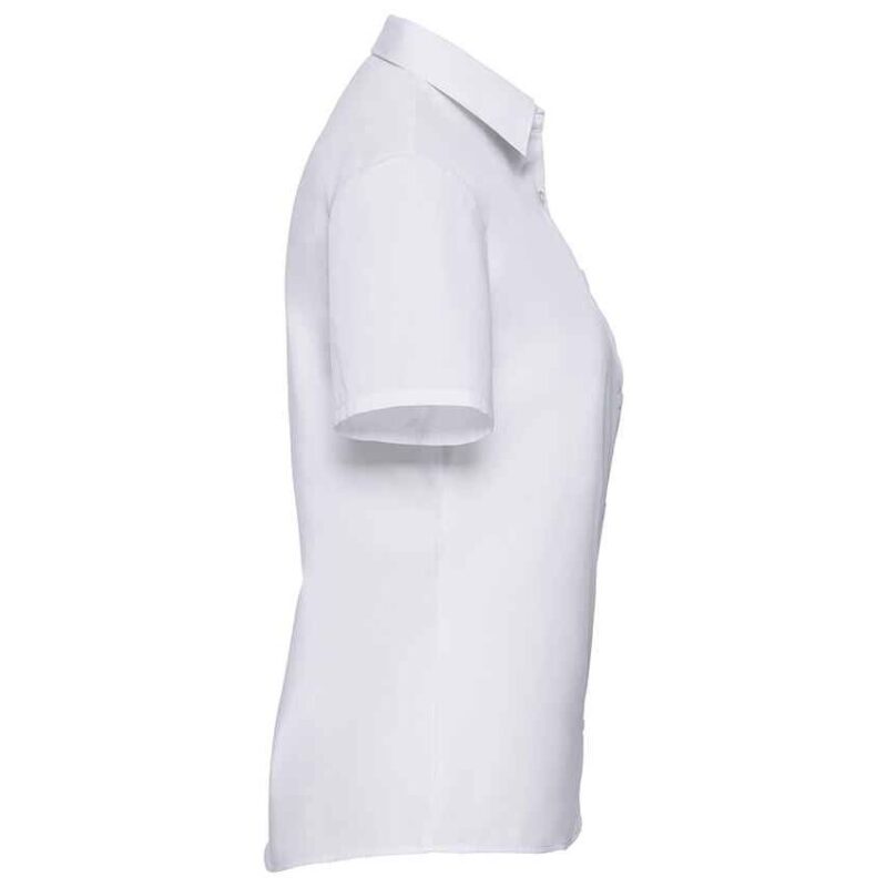 Russell Athletic Collection Ladies Short Sleeve Easy Care Poplin Shirt