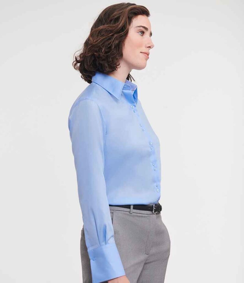Russell Athletic Collection Ladies Long Sleeve Ultimate Non-Iron Shirt