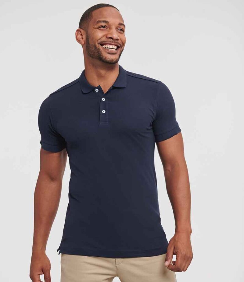 Russell Athletic Stretch Pique Polo Shirt