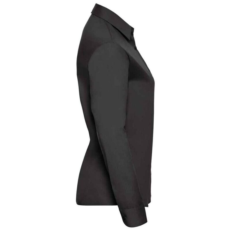 Russell Athletic Collection Ladies Long Sleeve Easy Care Poplin Shirt