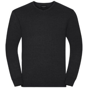 Russell Athletic Collection Cotton Acrylic V Neck Sweater