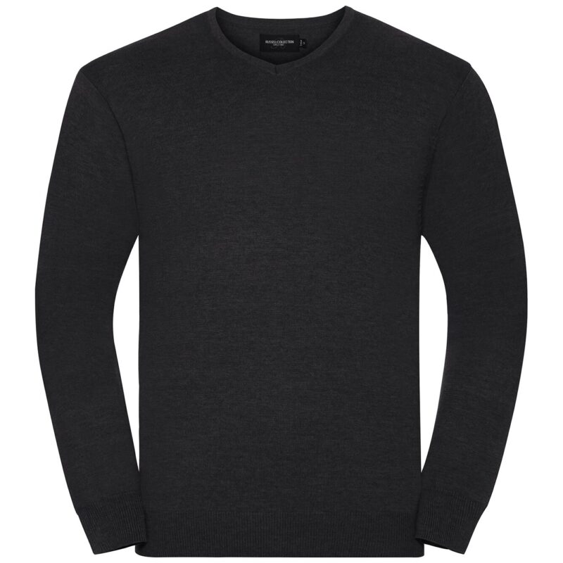 Russell Athletic Collection Cotton Acrylic V Neck Sweater