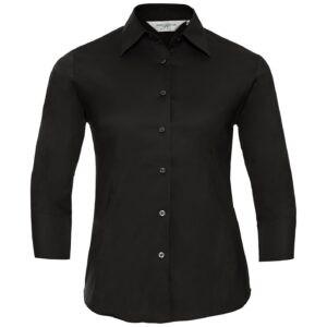 Russell Athletic Collection Ladies 3/4 Sleeve Easy Care Fitted Shirt