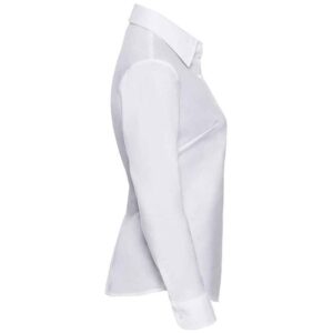 Russell Athletic Collection Ladies Long Sleeve Easy Care Oxford Shirt