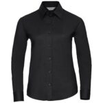 Russell Athletic Collection Ladies Long Sleeve Easy Care Oxford Shirt