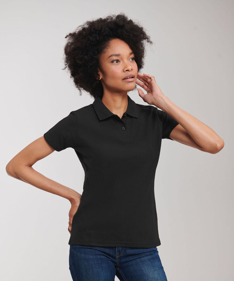 Russell Athletic Ladies Classic Poly/Cotton Pique Polo Shirt
