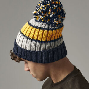 Beechfield Hygge Striped Beanie
