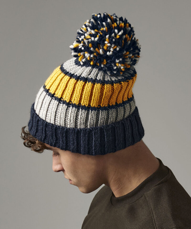 Beechfield Hygge Striped Beanie