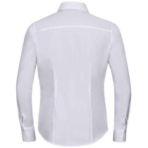 Russell Athletic Collection Ladies Long Sleeve Fitted Poplin Shirt