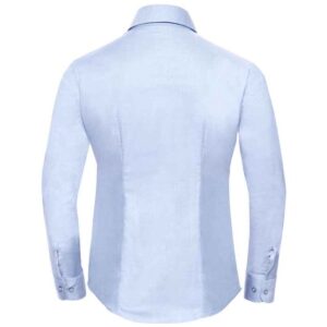 Russell Athletic Collection Ladies Long Sleeve Easy Care Oxford Shirt
