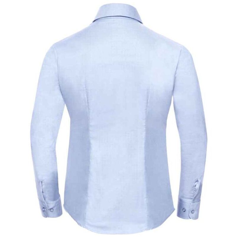 Russell Athletic Collection Ladies Long Sleeve Easy Care Oxford Shirt