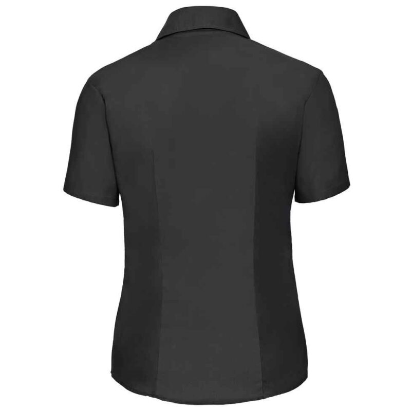 Russell Athletic Collection Ladies Short Sleeve Easy Care Oxford Shirt