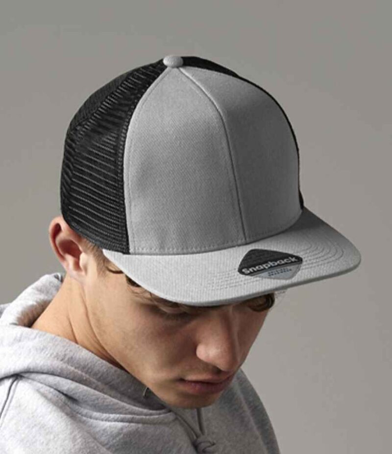 Beechfield Original Flat Peak 6 Panel Trucker Cap