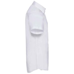 Russell Athletic Collection Short Sleeve Tailored Oxford Shirt