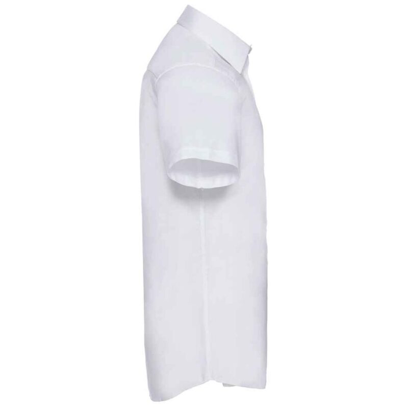 Russell Athletic Collection Short Sleeve Tailored Oxford Shirt
