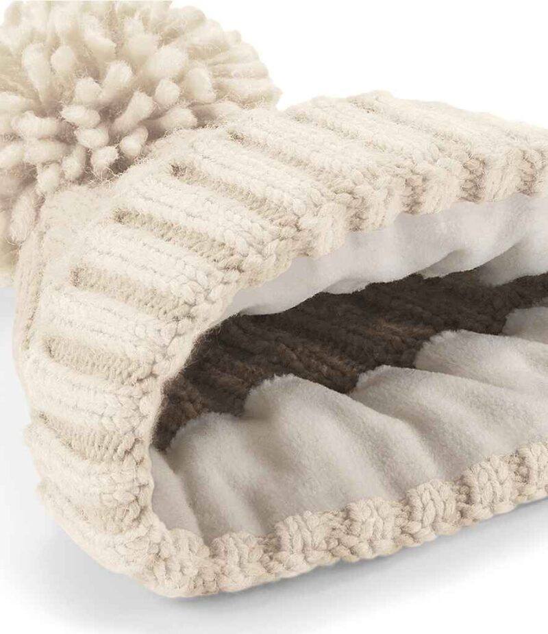 Beechfield Cable Knit Melange Beanie