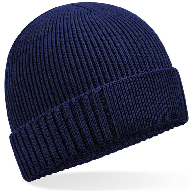 Beechfield Organic Cotton Engineered Patch Beanie