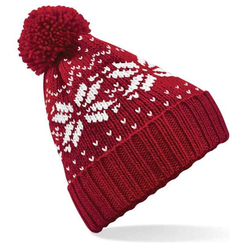 Beechfield Fair Isle Snowstar Beanie