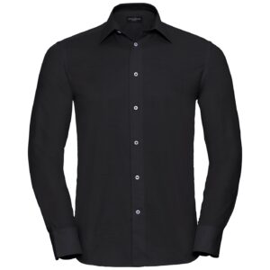 Russell Athletic Collection Long Sleeve Tailored Oxford Shirt