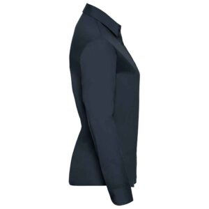 Russell Athletic Collection Ladies Long Sleeve Easy Care Poplin Shirt