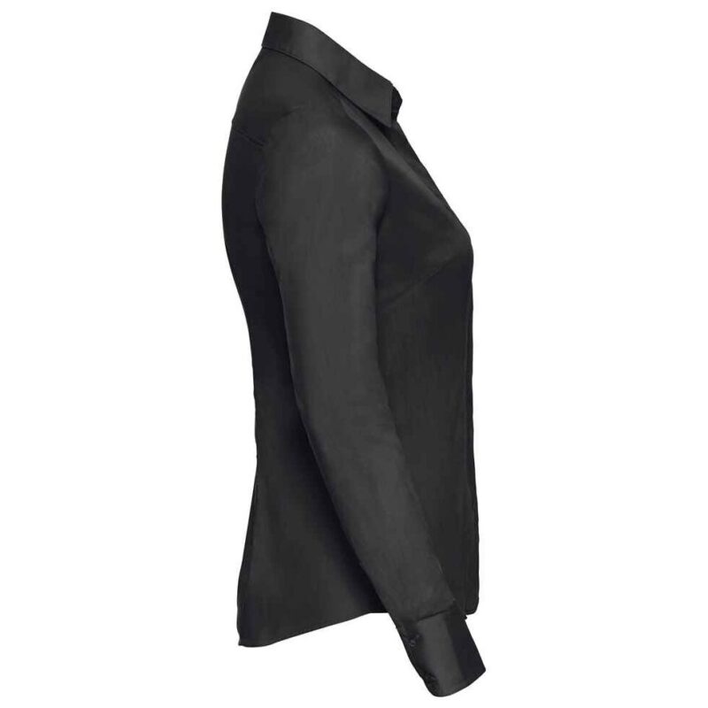 Russell Athletic Collection Ladies Long Sleeve Fitted Poplin Shirt