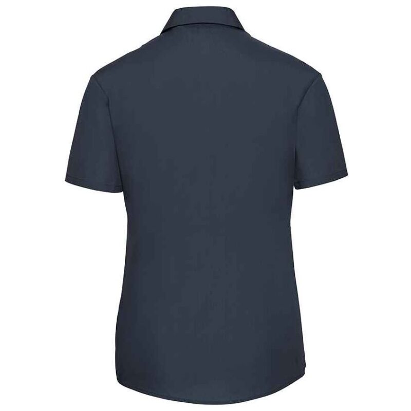 Russell Athletic Collection Ladies Short Sleeve Easy Care Poplin Shirt
