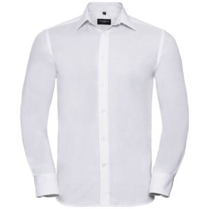 Russell Athletic Collection Long Sleeve Tailored Oxford Shirt