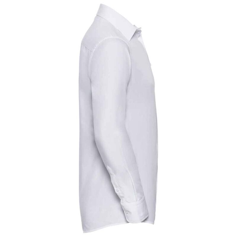 Russell Athletic Collection Long Sleeve Tailored Poplin Shirt