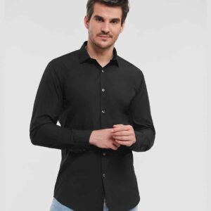 Russell Athletic Collection Long Sleeve Ultimate Stretch Shirt