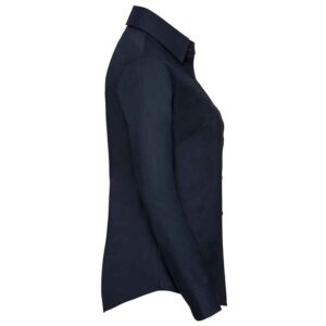 Russell Athletic Collection Ladies Long Sleeve Easy Care Oxford Shirt