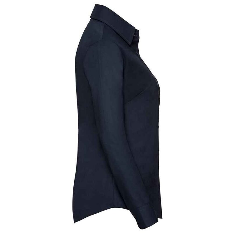 Russell Athletic Collection Ladies Long Sleeve Easy Care Oxford Shirt