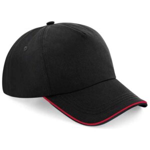 Beechfield Authentic Piped 5 Panel Cap