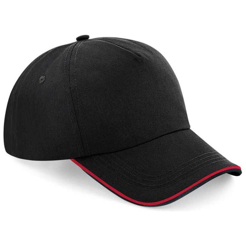 Beechfield Authentic Piped 5 Panel Cap