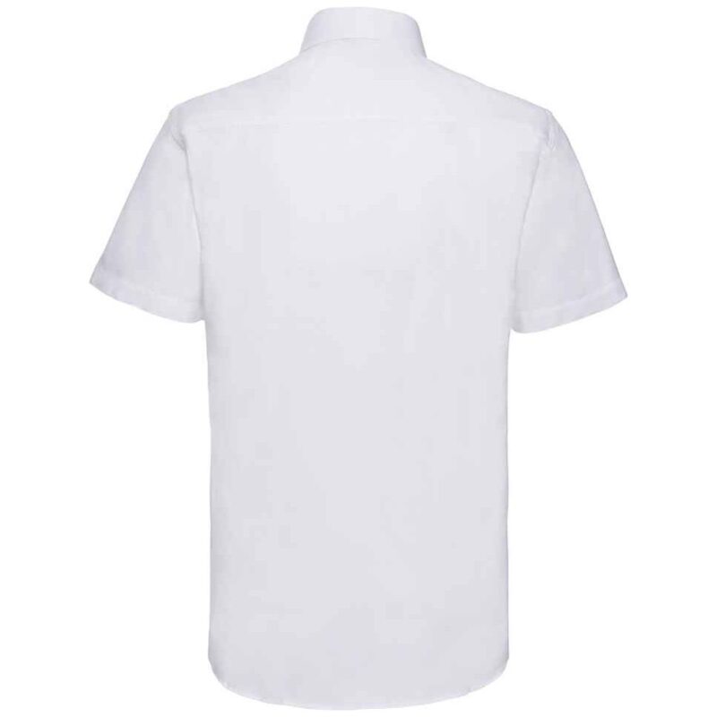 Russell Athletic Collection Short Sleeve Tailored Oxford Shirt