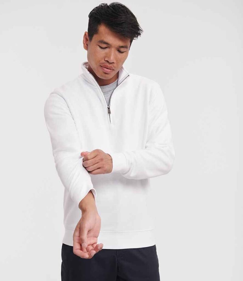 Russell Athletic Authentic Zip Neck Sweatshirt
