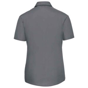 Russell Athletic Collection Ladies Short Sleeve Easy Care Poplin Shirt