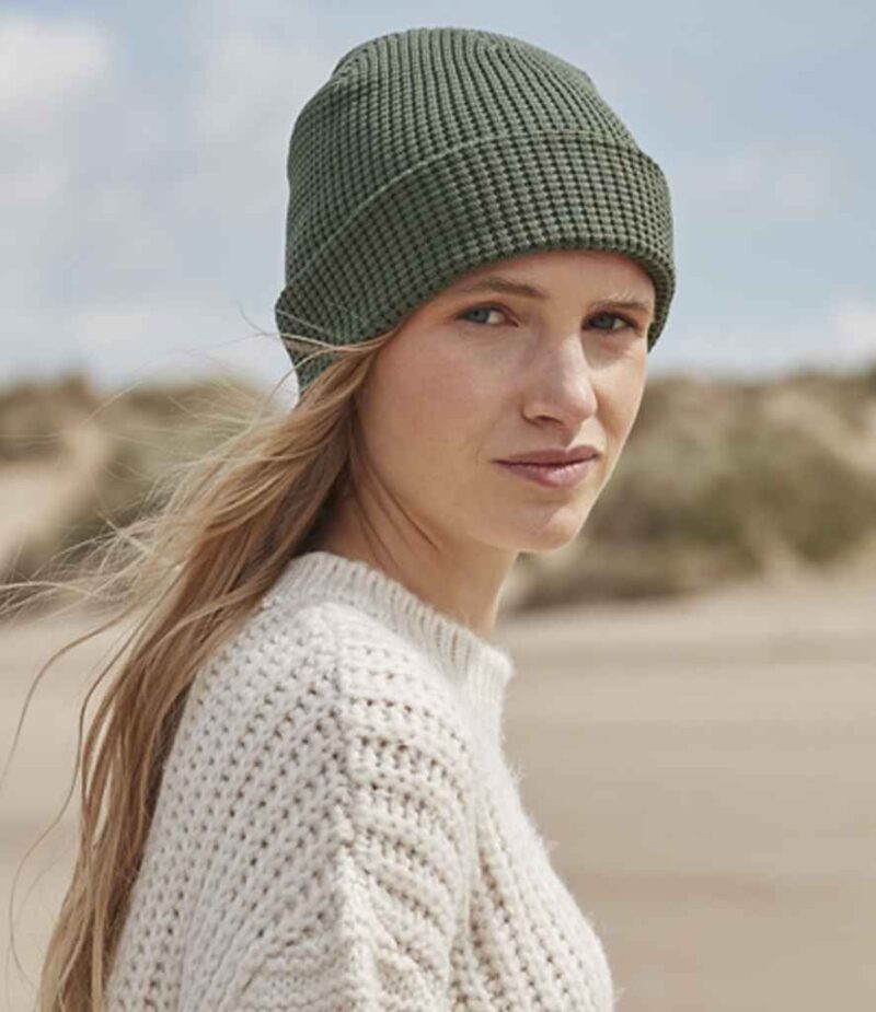 Beechfield Organic Cotton Waffle Beanie