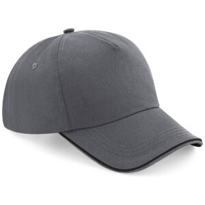 Beechfield Authentic Piped 5 Panel Cap