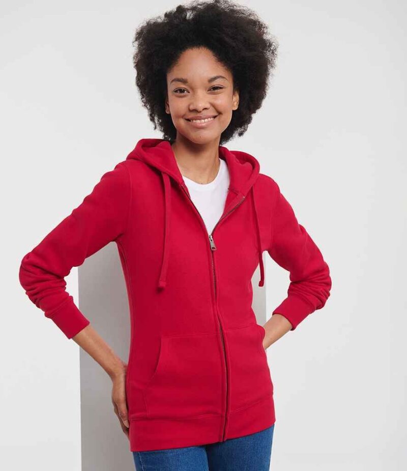 Russell Athletic Ladies Authentic Zip Hooded Sweatshirt