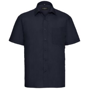 Russell Athletic Collection Short Sleeve Easy Care Poplin Shirt