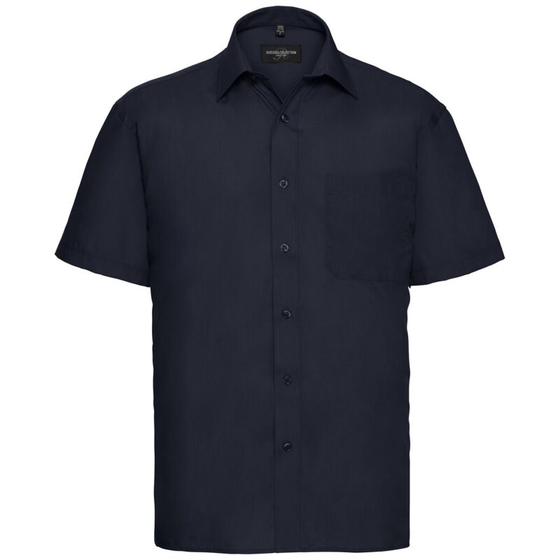 Russell Athletic Collection Short Sleeve Easy Care Poplin Shirt