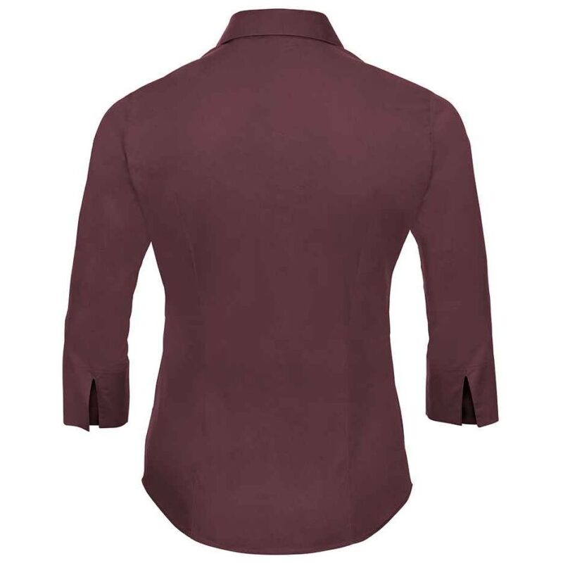 Russell Athletic Collection Ladies 3/4 Sleeve Easy Care Fitted Shirt