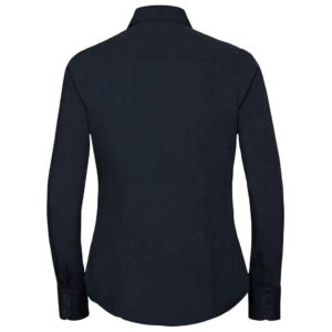 Russell Athletic Collection Ladies Long Sleeve Fitted Poplin Shirt