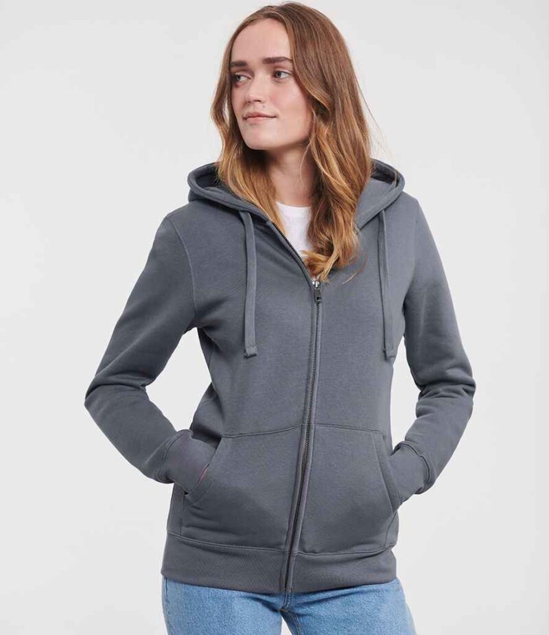 Russell Athletic Ladies Authentic Zip Hooded Sweatshirt