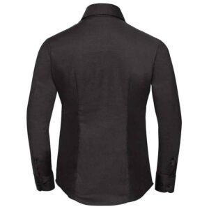 Russell Athletic Collection Ladies Long Sleeve Easy Care Oxford Shirt