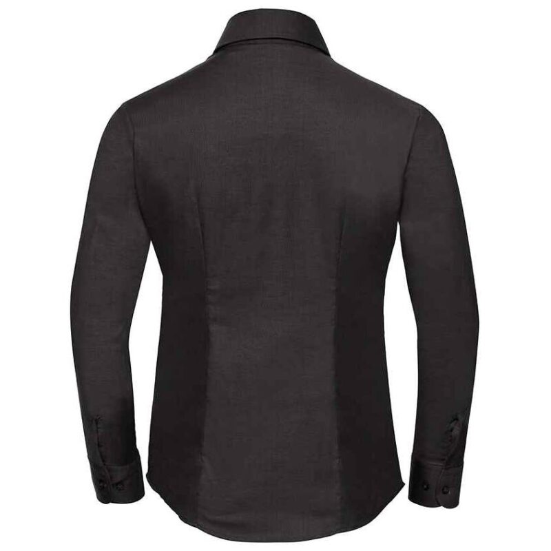 Russell Athletic Collection Ladies Long Sleeve Easy Care Oxford Shirt