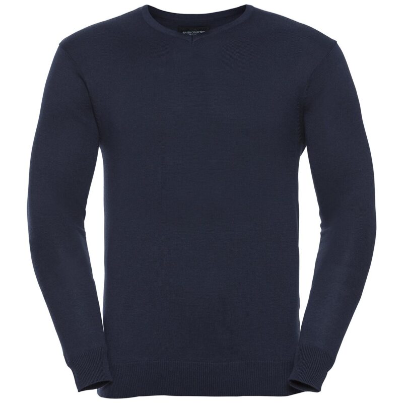 Russell Athletic Collection Cotton Acrylic V Neck Sweater